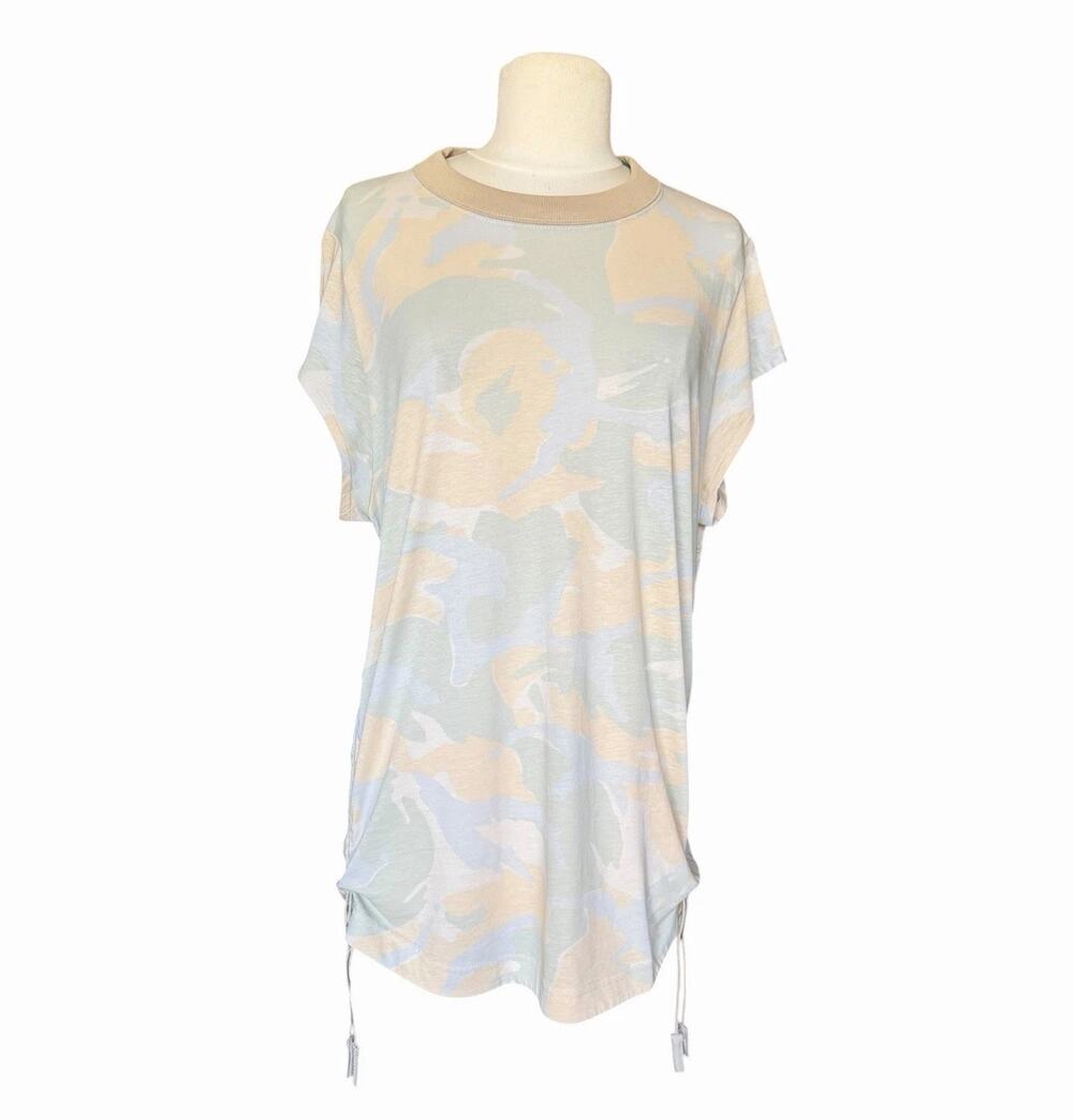G-Star RAW NWT Lash Tape Camo Oversized Top XS Whitebait Woodland $70